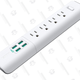 Aukey Power Strip (4 Outlets and 4 USB Ports) | $14 | Amazon | Use code DKGTHX5H